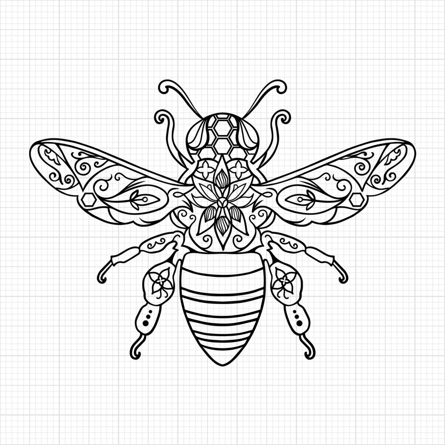 Bee Mandala 2
