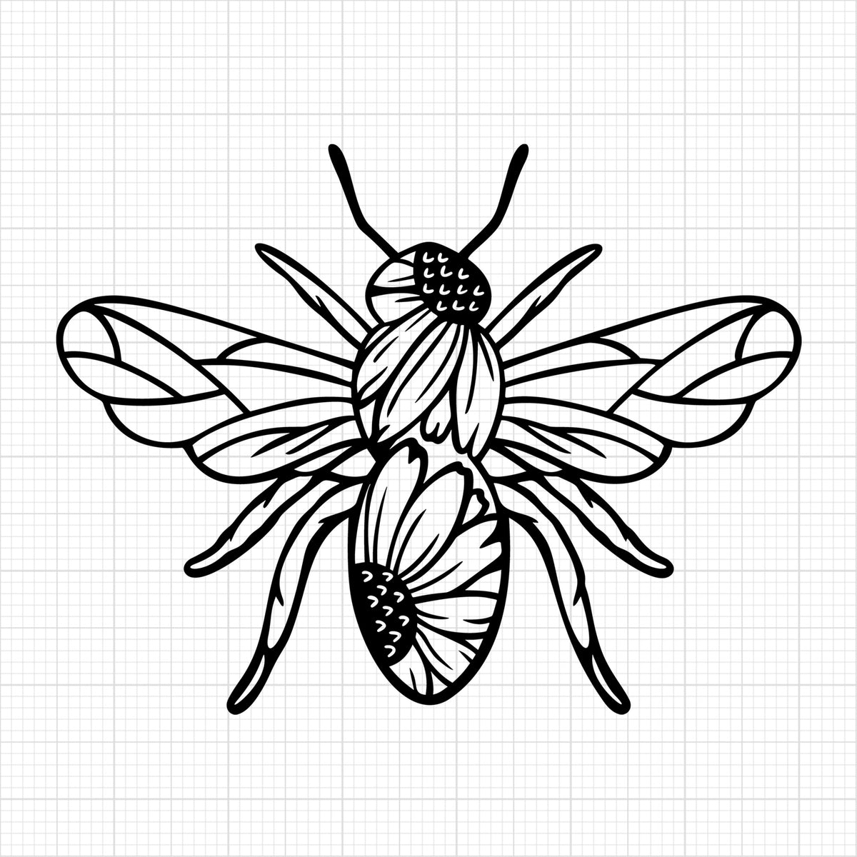 Bee sunflower