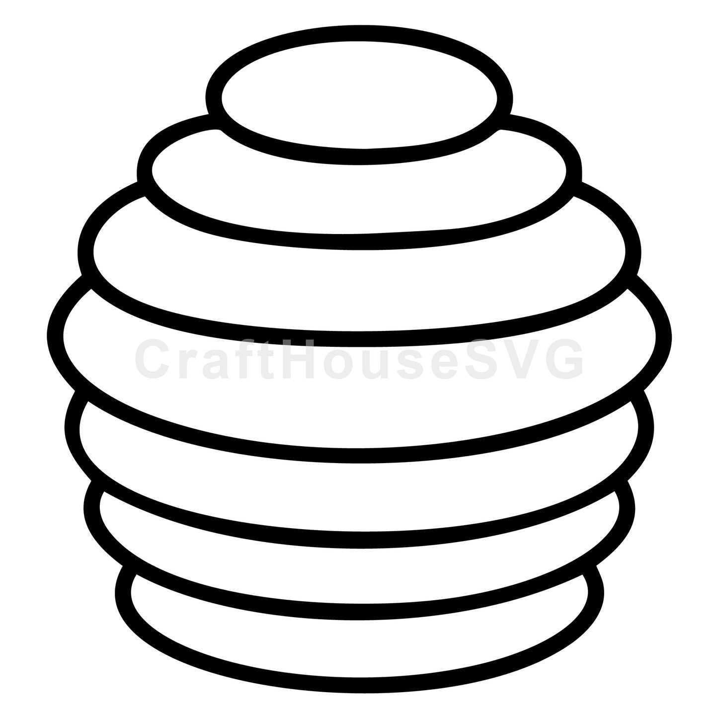 Simple Beehive SVG