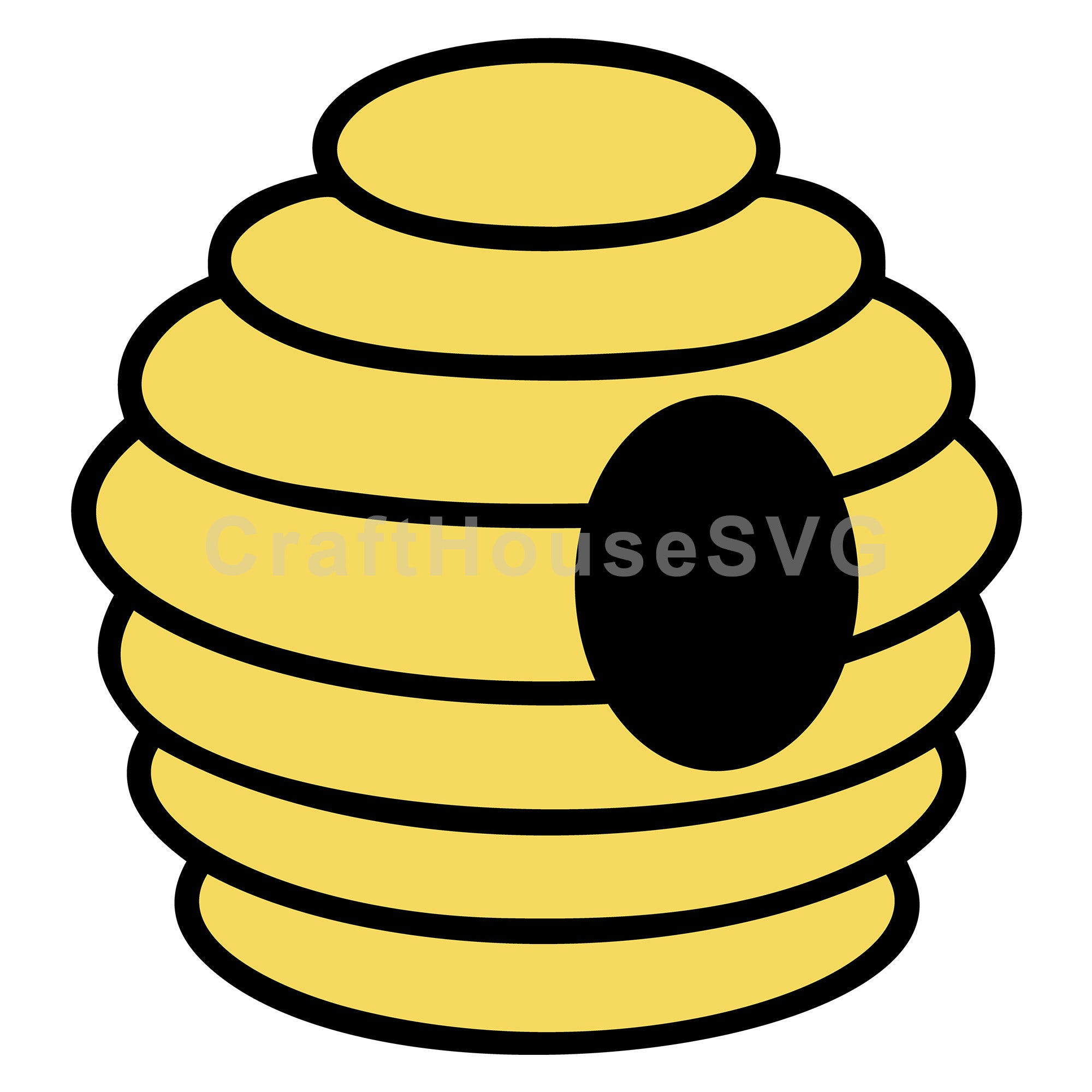 Beehive Layered SVG