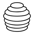 Beehive SVG design for Cricut, Silhouette, laser cutting, vinyl, sublimation, and bee craft projects.