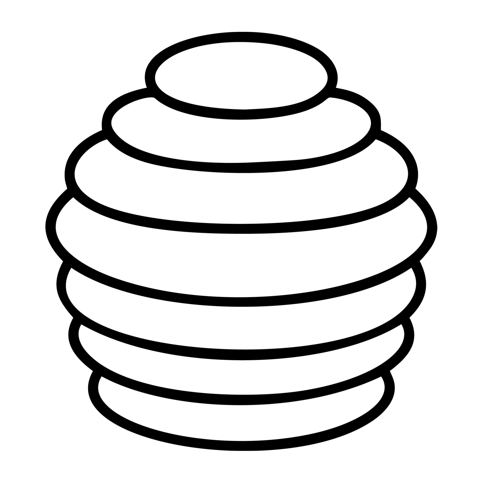 Beehive SVG design for Cricut, Silhouette, laser cutting, vinyl, sublimation, and bee craft projects.