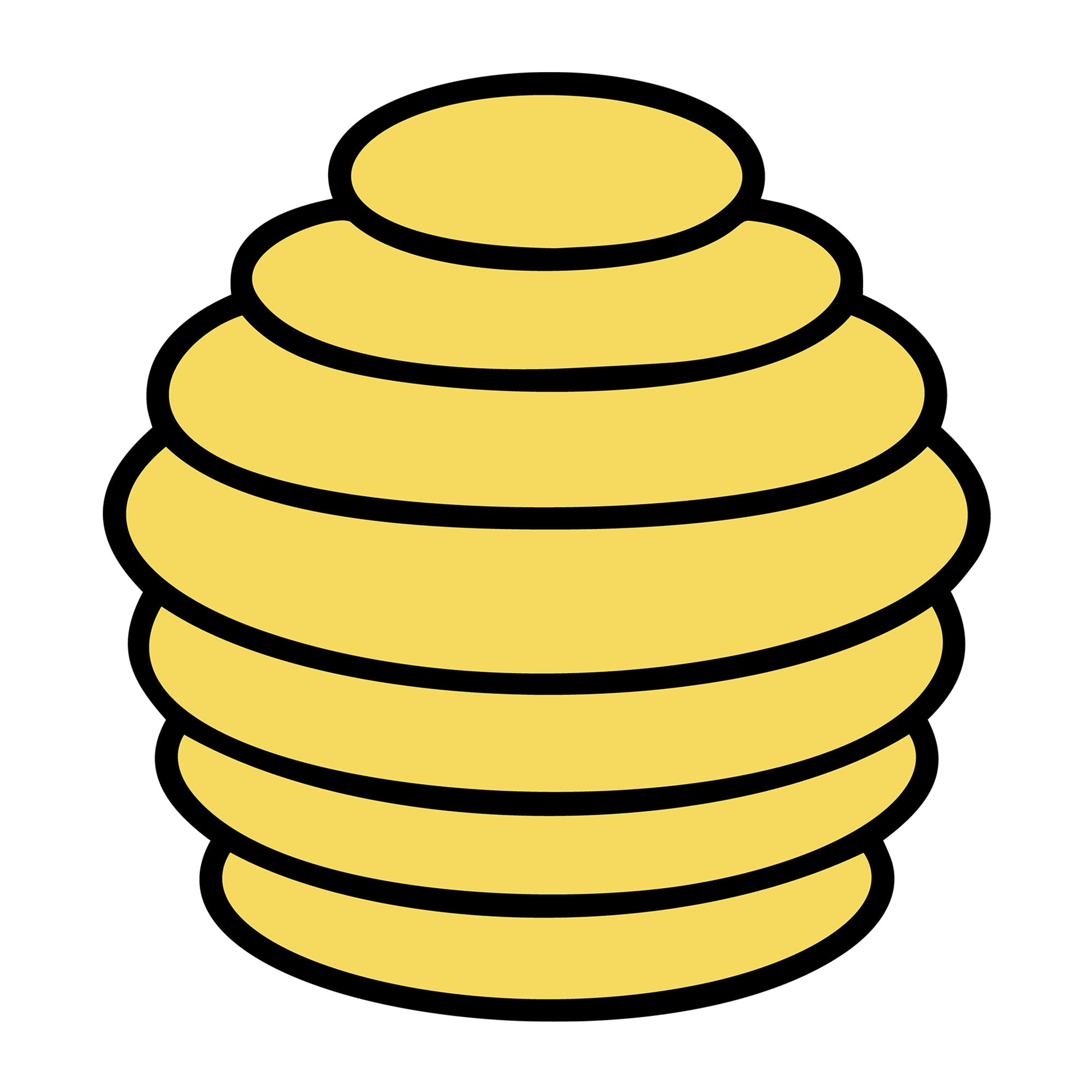 Beehive SVG design for Cricut, Silhouette, laser cutting, vinyl, sublimation, and bee craft projects.