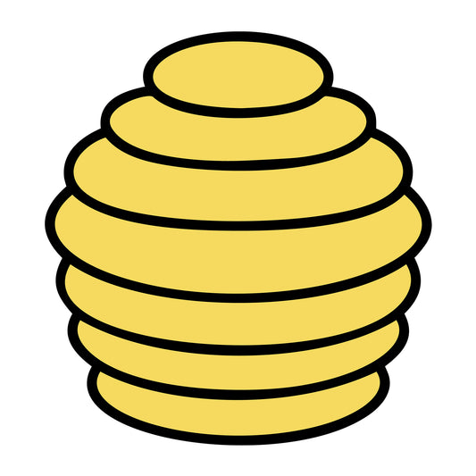 Beehive SVG design for Cricut, Silhouette, laser cutting, vinyl, sublimation, and bee craft projects.
