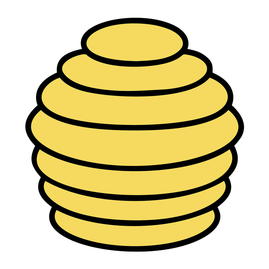 Beehive SVG design for Cricut, Silhouette, laser cutting, vinyl, sublimation, and bee craft projects.