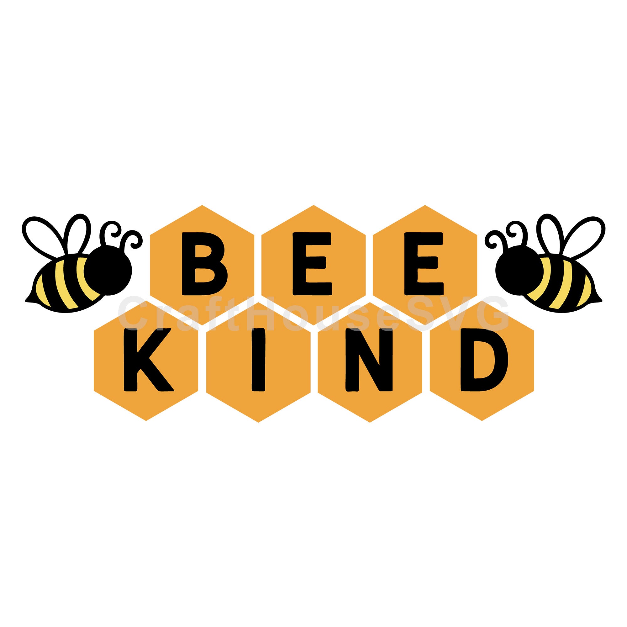 Bee Kind Honeycomb SVG - Free and Premium Files – Craft House SVG