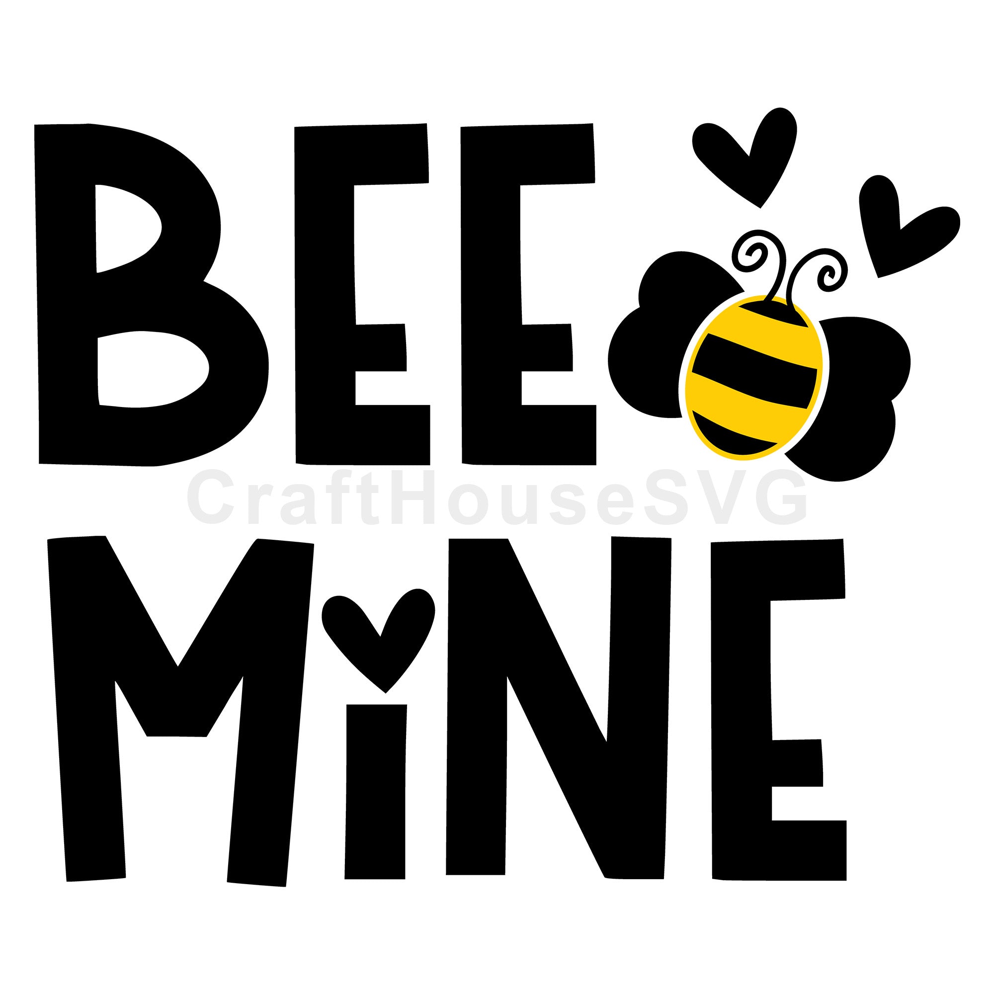 Bee mine SVG