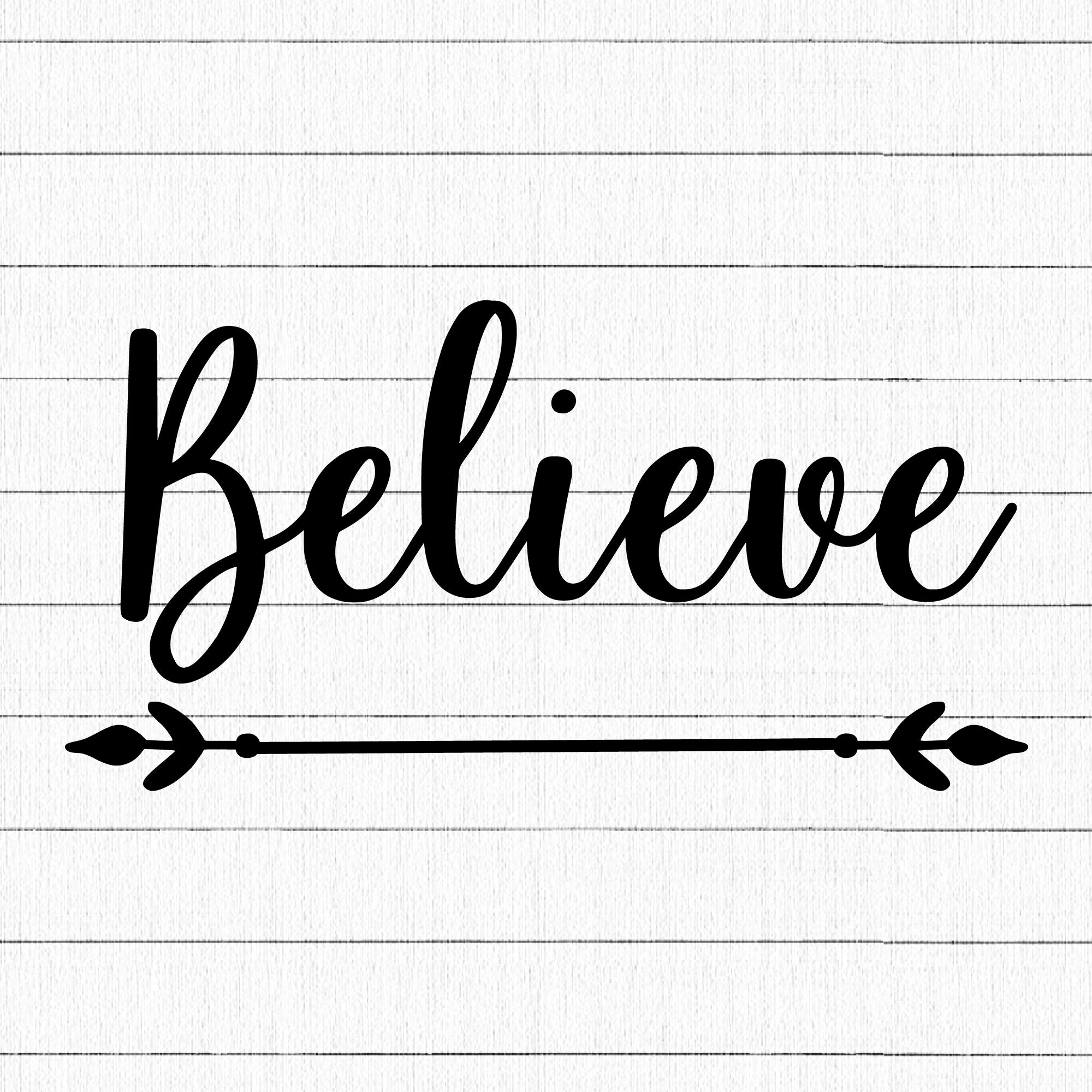 Believe SVG | M21F7