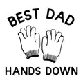Best Dad Hands Down SVG