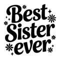 Best Sister Ever SVG