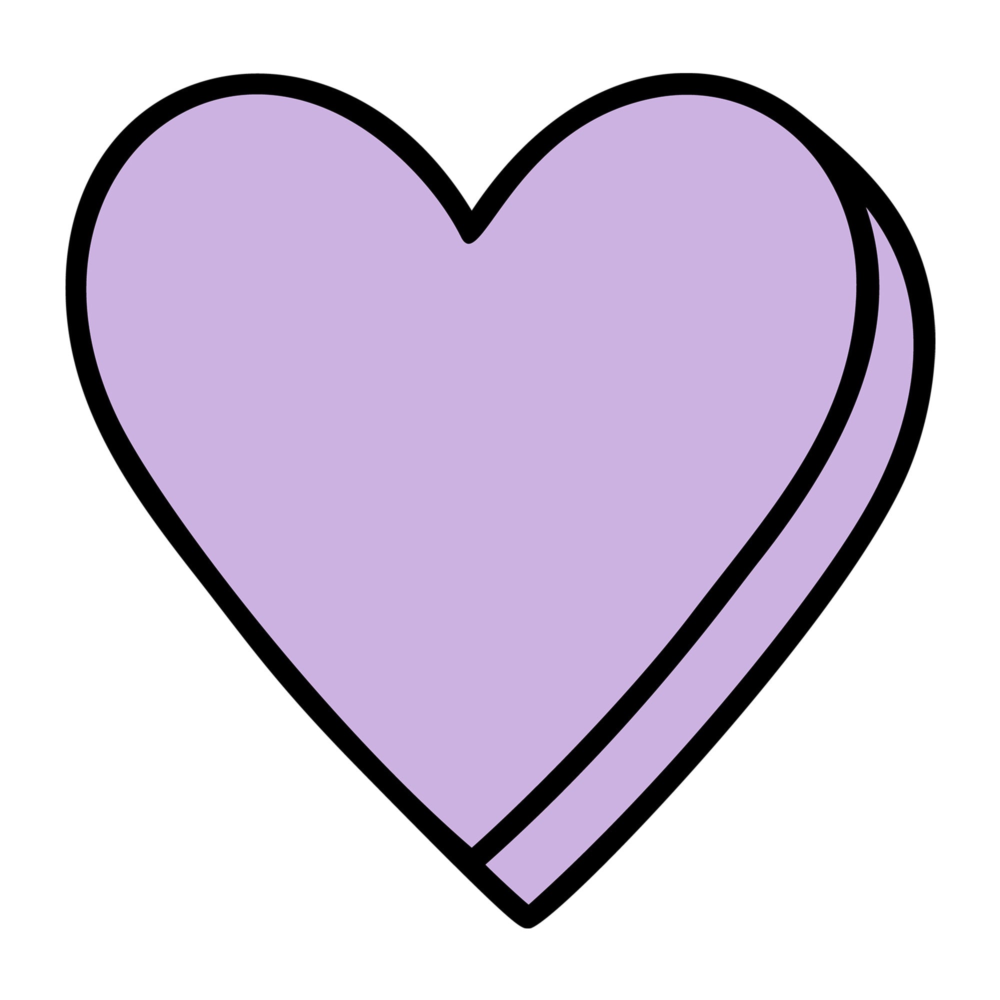 Blank Purple Conversation Heart SVG design for Cricut, Silhouette, laser cutting, vinyl, sublimation, Valentine conversation hearts, and craft projects.