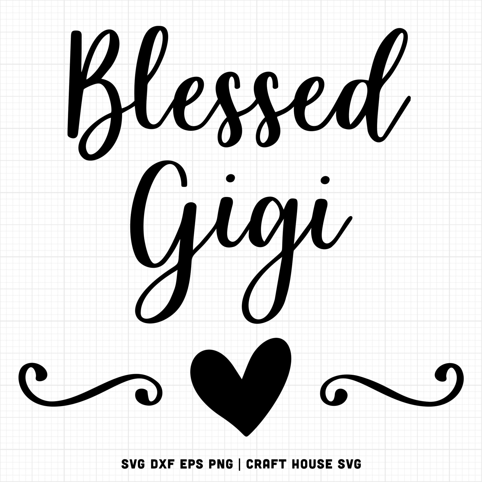 Family SVG file | Blessed Gigi SVG MF1