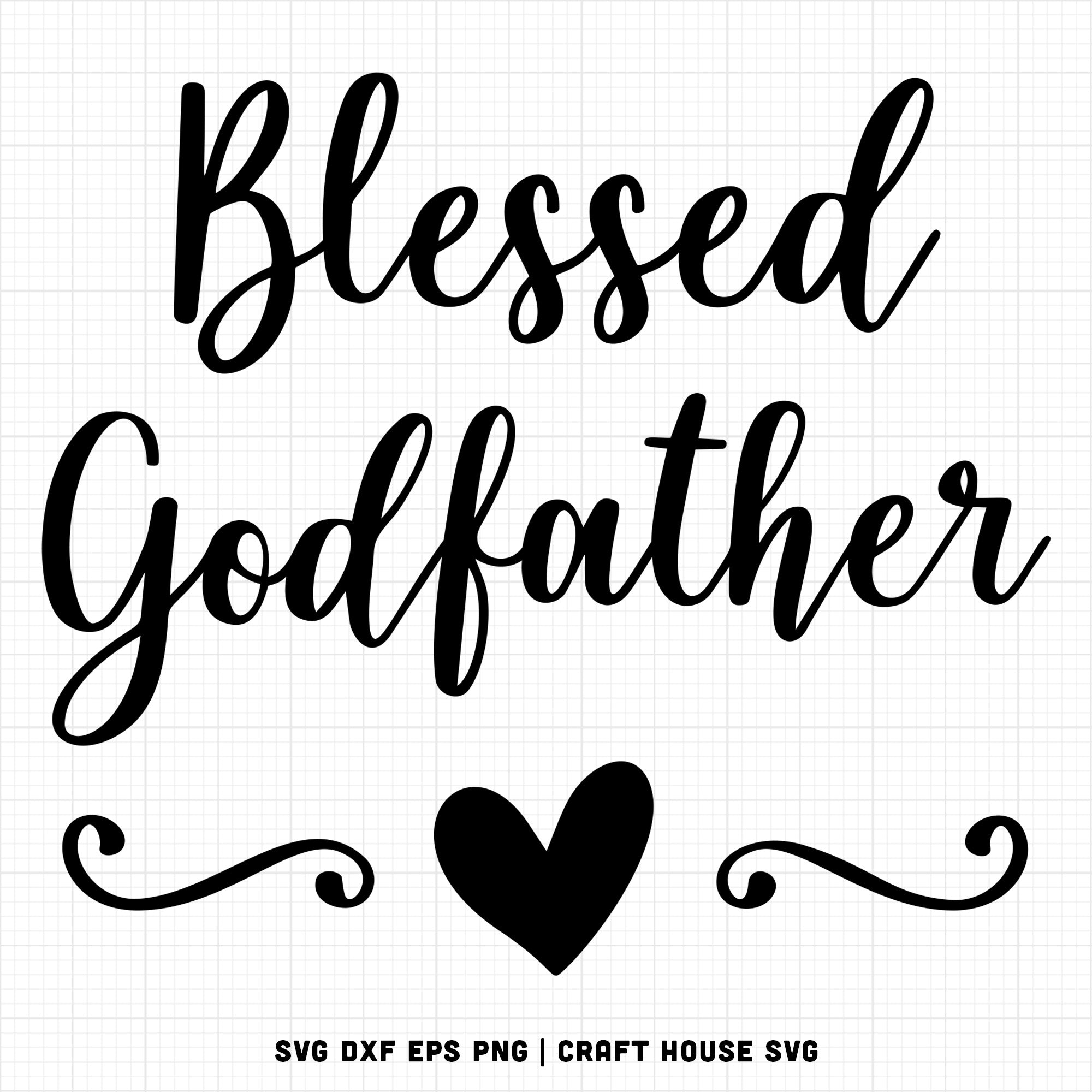 Family SVG file | Blessed Godfather SVG MF1