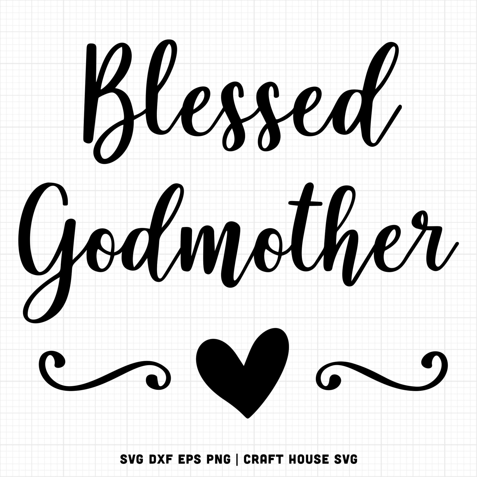 Family SVG file | Blessed Godmother SVG MF1