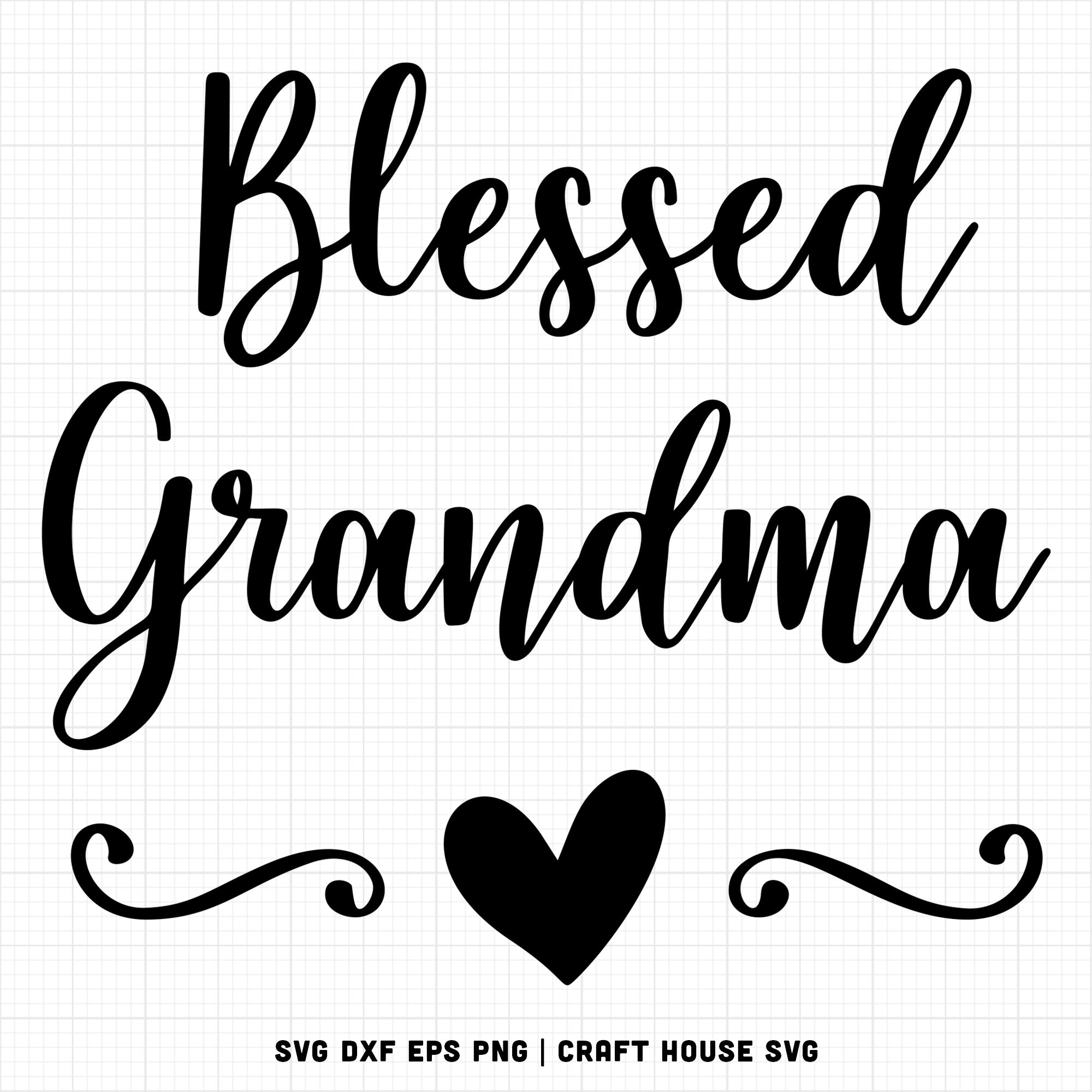 Family SVG file | Blessed Grandma SVG MF1