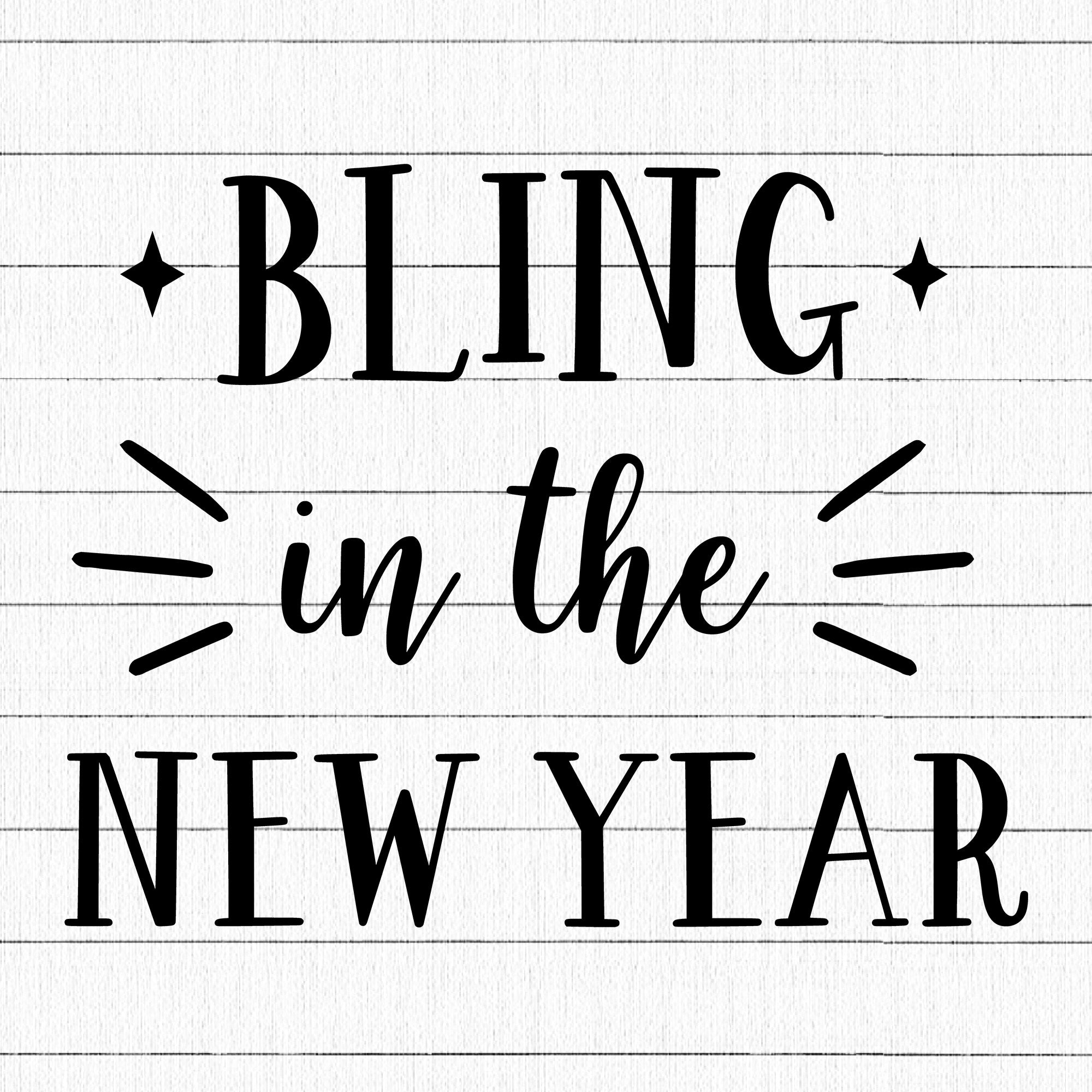 Bling In The New Year SVG | M21F8