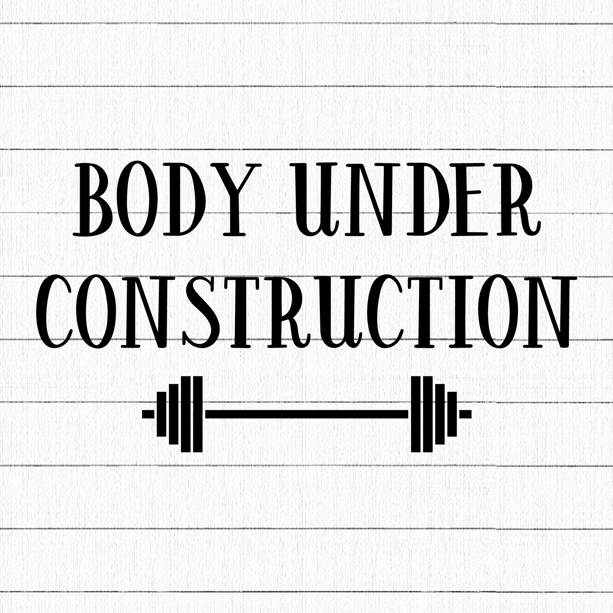 Body Under Construction SVG | M13F3