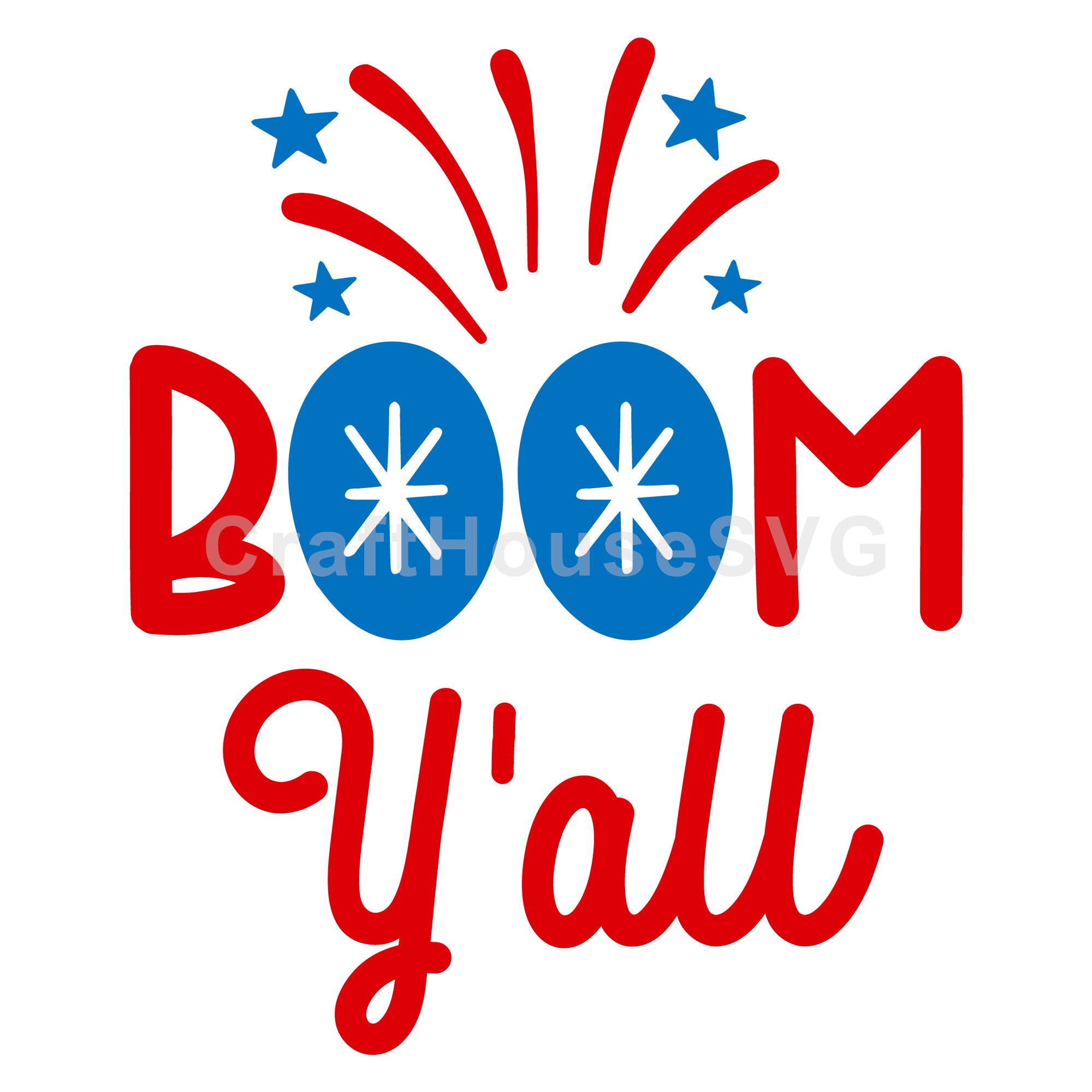 4th of July SVG file | Boom Ya'll SVG MF55