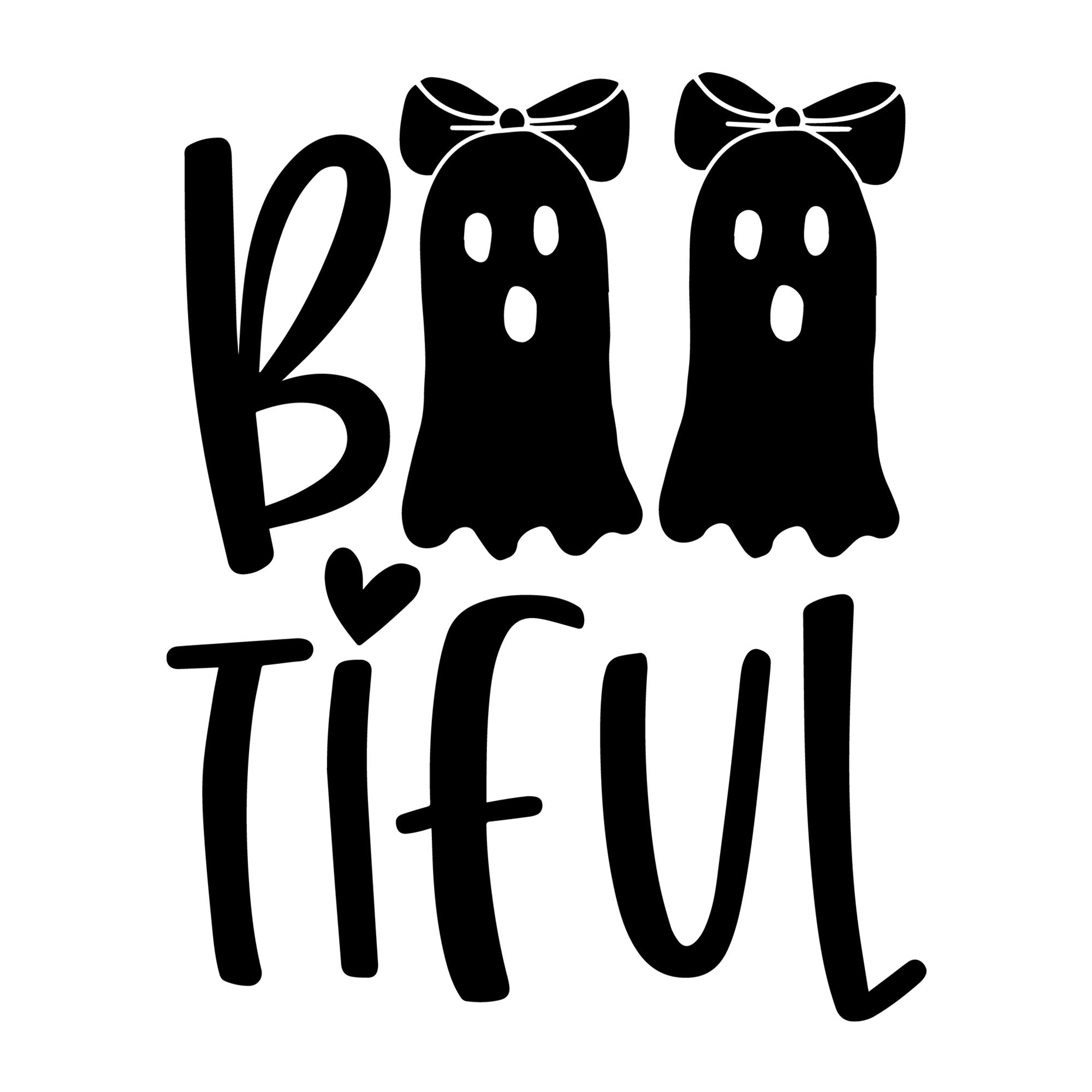 Bootiful SVG for Cricut, Silhouette, laser cutting, vinyl, sublimation, Halloween shirts, signs, decals, mugs, and DIY craft projects.