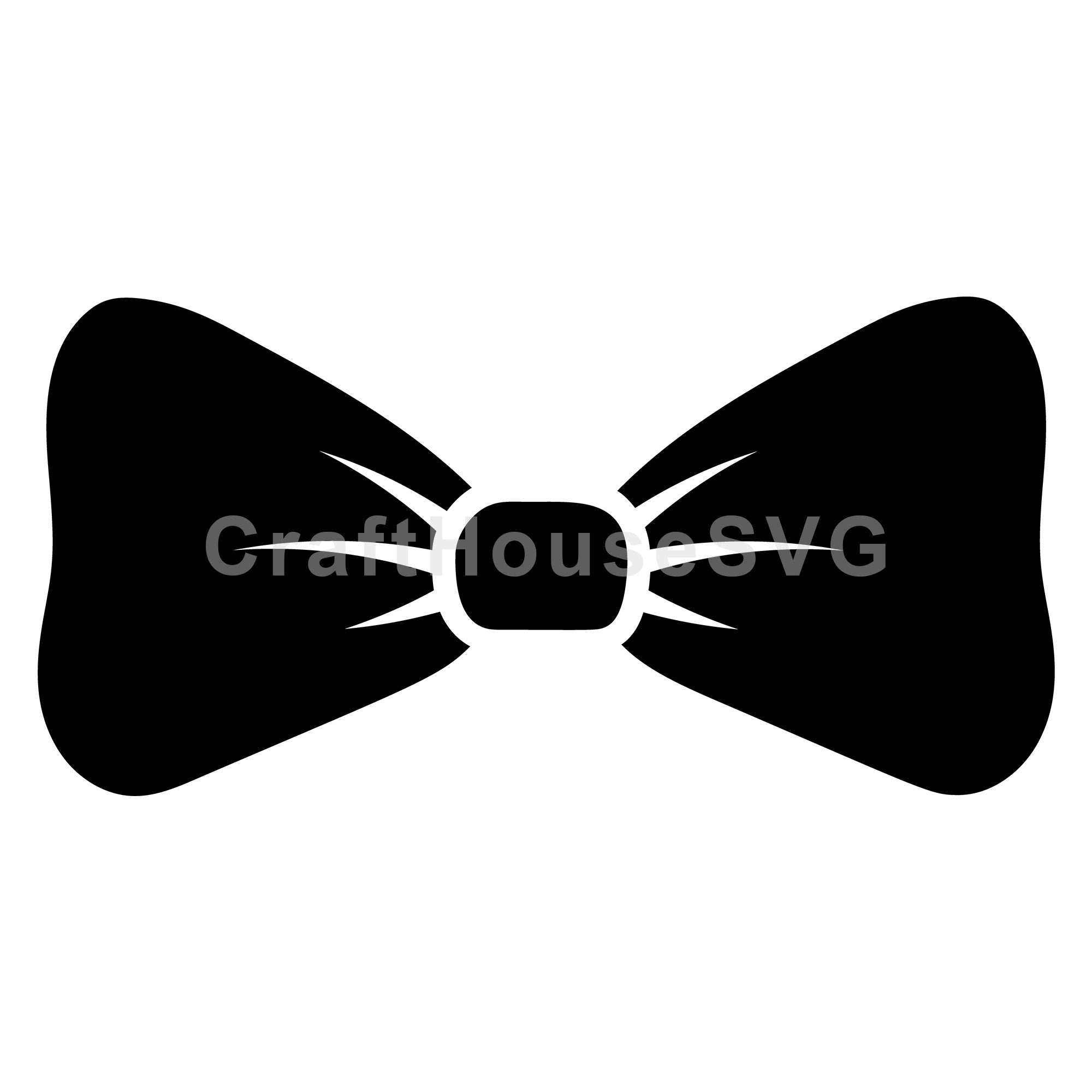 Round Ribbon Bow SVG