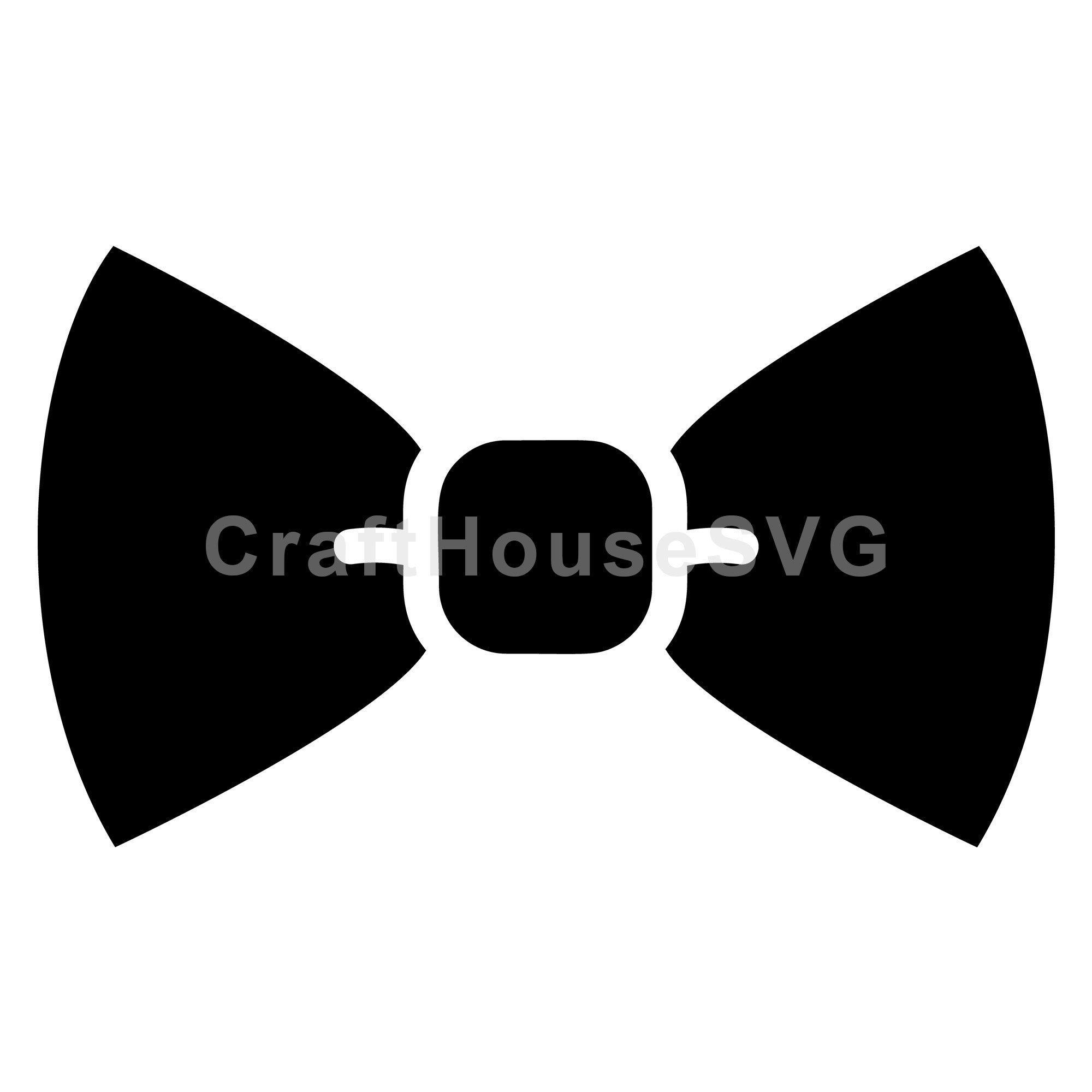 Compact Bow Tie SVG