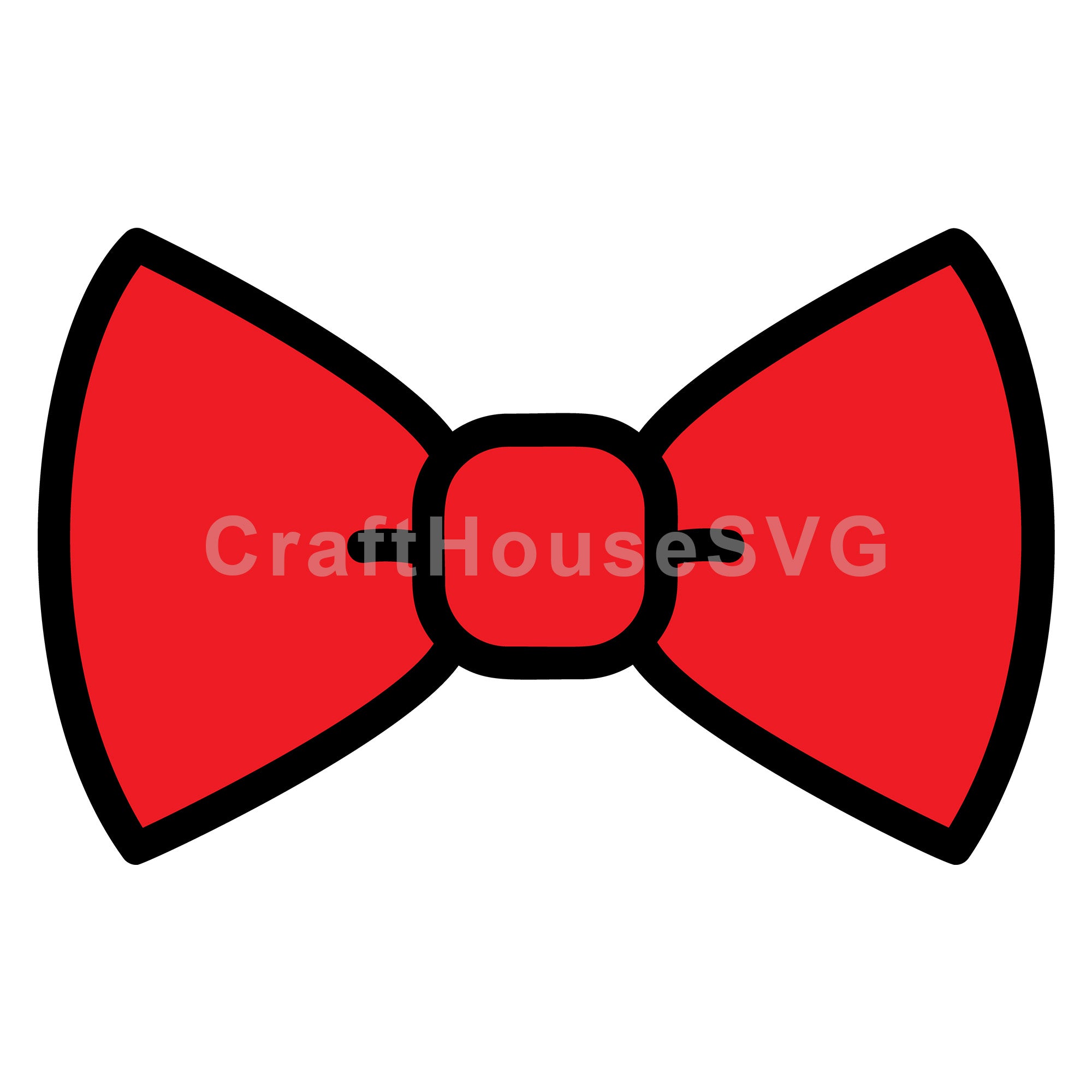 Compact Bow Tie Layered SVG