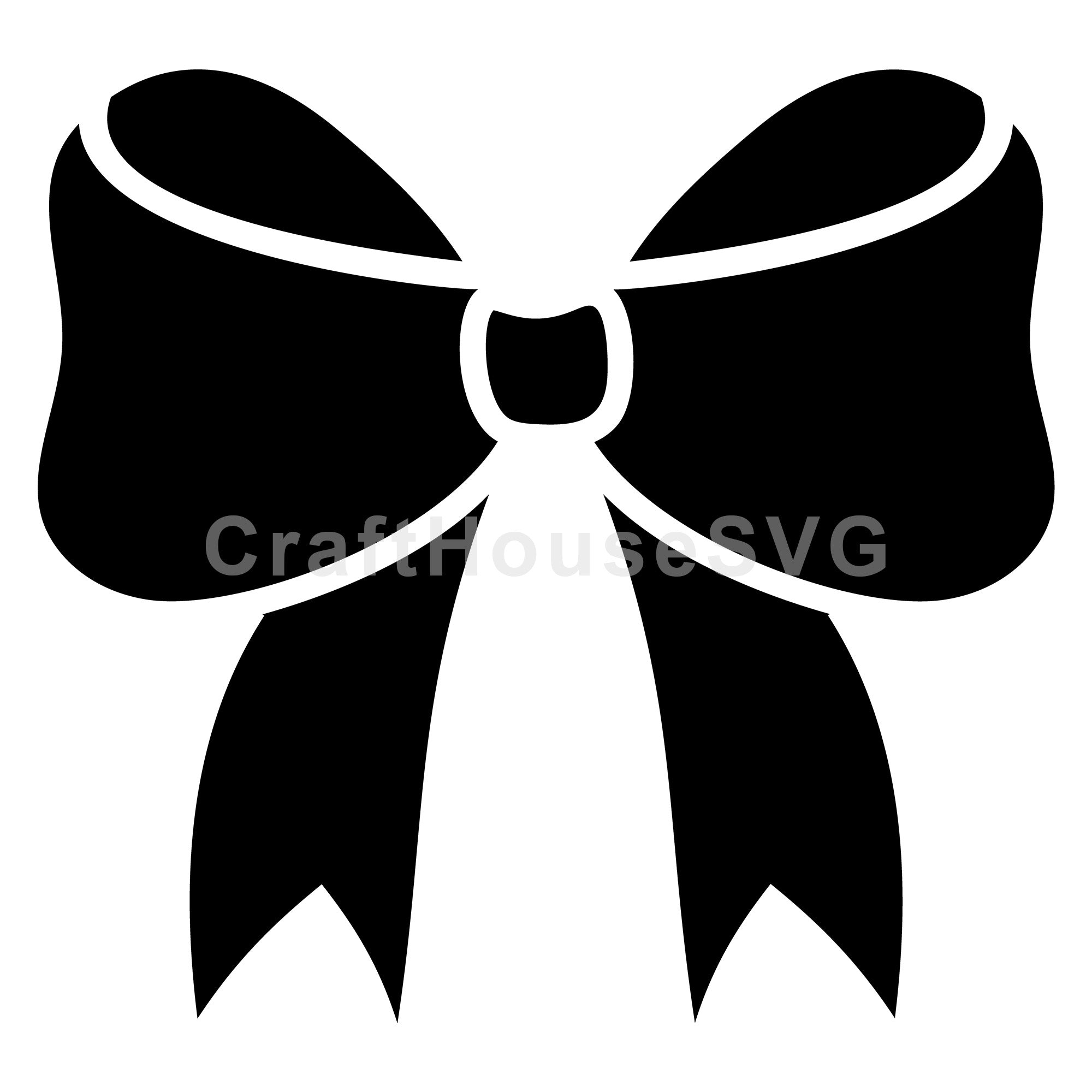 Classic Wide Bow SVG