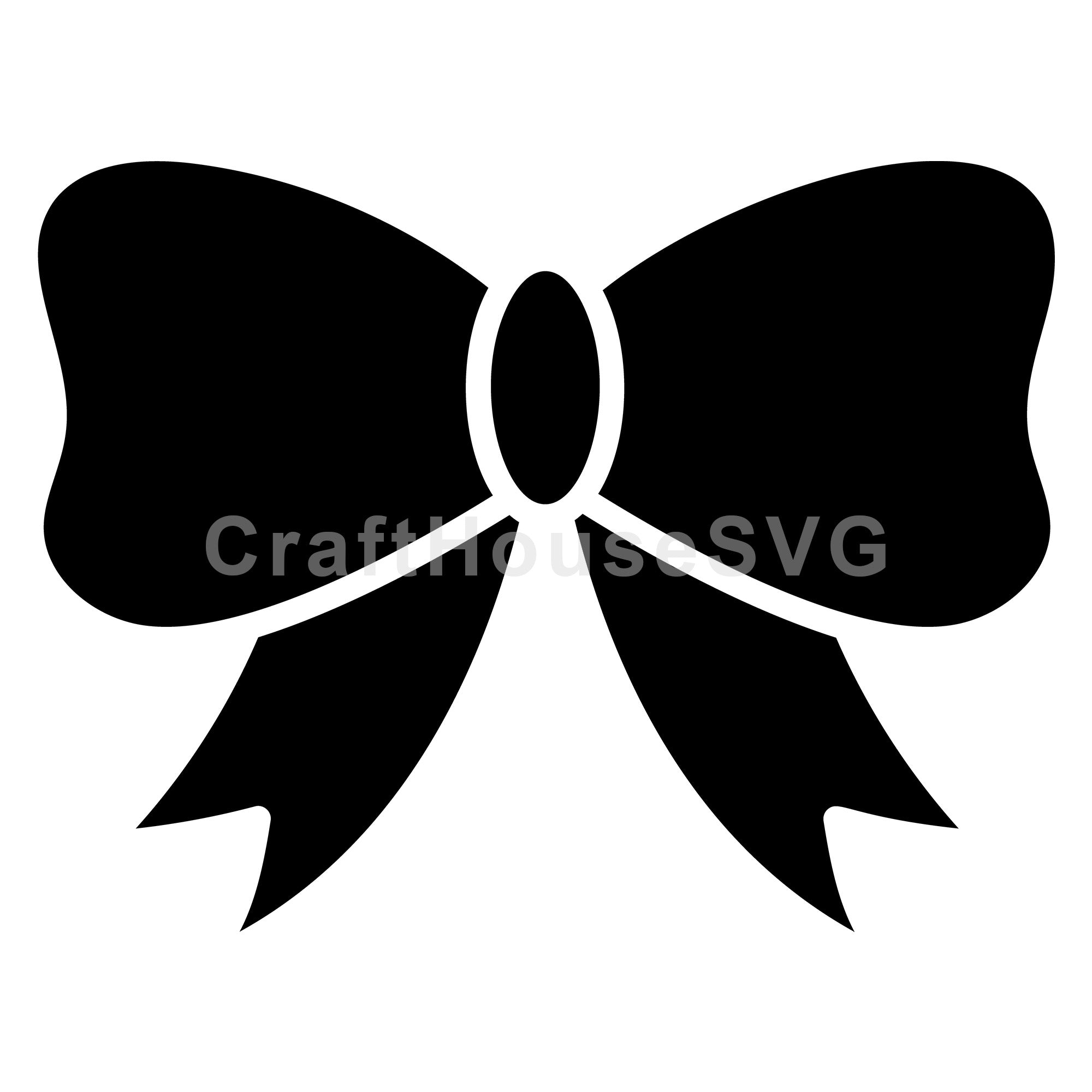 Bold Ribbon Bow SVG