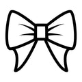 Bow Outline SVG design for Cricut, Silhouette, laser cutting, vinyl, sublimation, and craft projects.