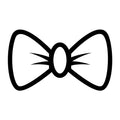 Bow Outline SVG design for Cricut, Silhouette, laser cutting, vinyl, sublimation, and craft projects.