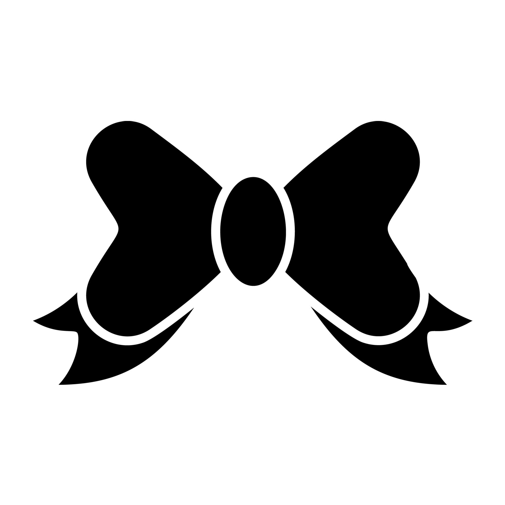 Bow SVG design for Cricut, Silhouette, laser cutting, vinyl, sublimation, and craft projects.