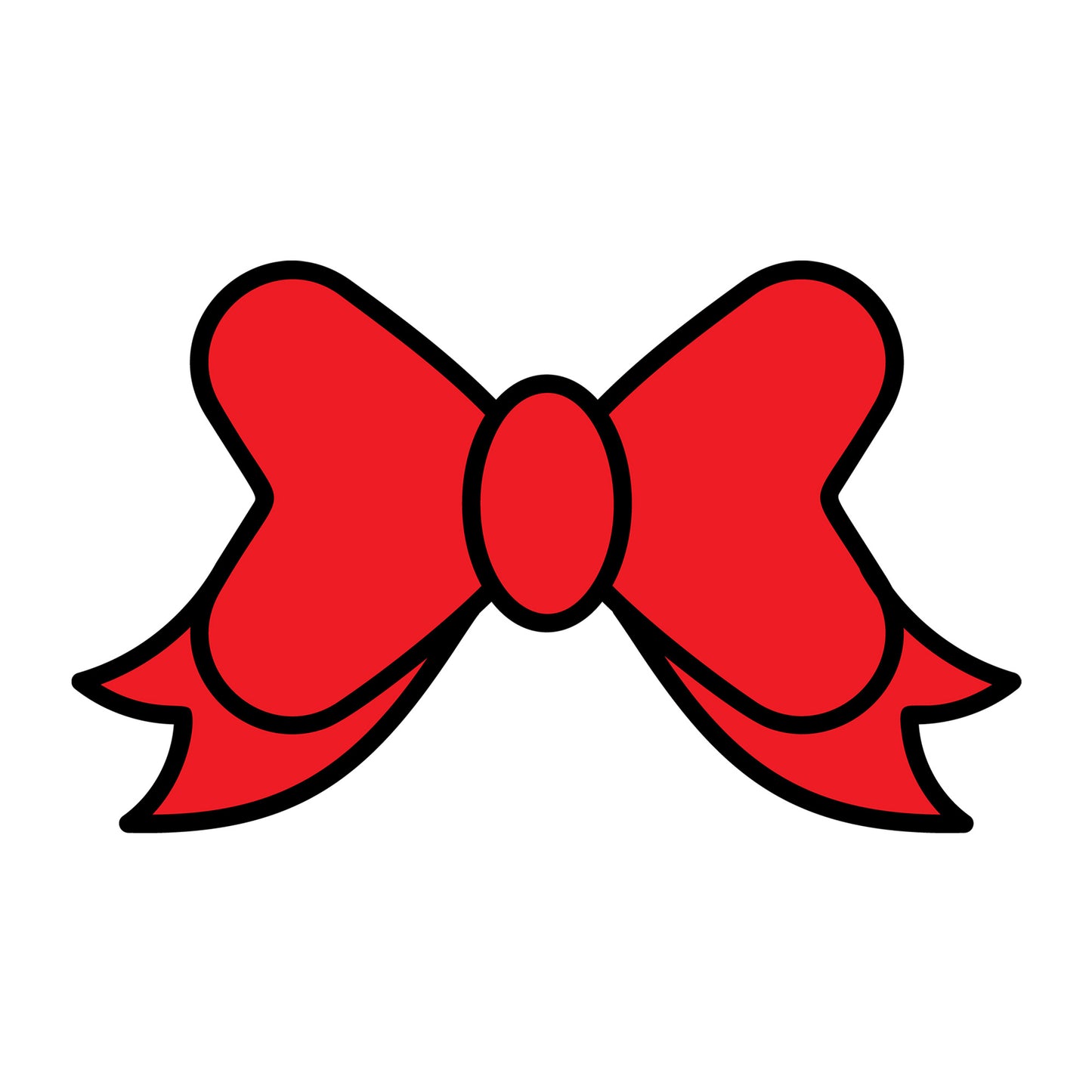 Bow Layered SVG design for Cricut, Silhouette, laser cutting, vinyl, sublimation, and craft projects.