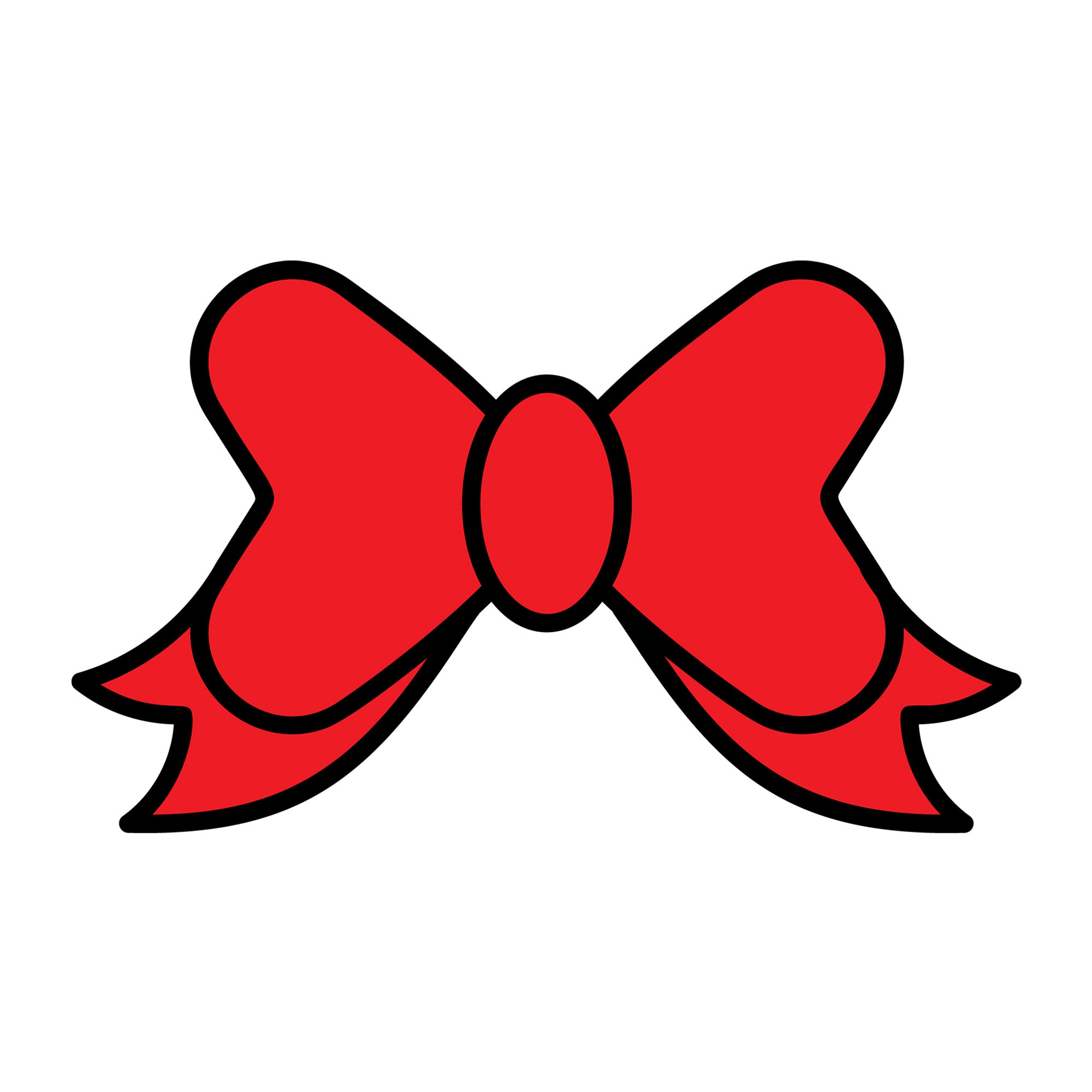 Bow Layered SVG design for Cricut, Silhouette, laser cutting, vinyl, sublimation, and craft projects.