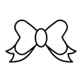 Bow Outline SVG design for Cricut, Silhouette, laser cutting, vinyl, sublimation, and craft projects.
