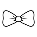 Bow Outline SVG design for Cricut, Silhouette, laser cutting, vinyl, sublimation, and craft projects.