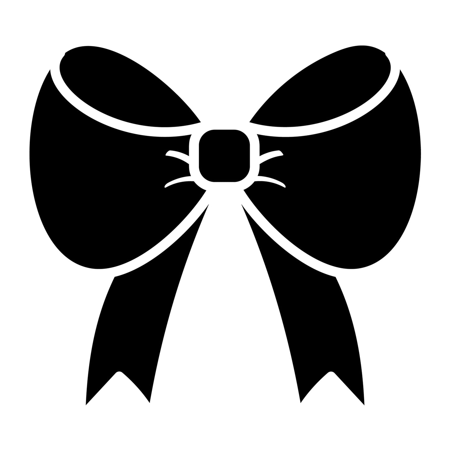 Bow SVG design for Cricut, Silhouette, laser cutting, vinyl, sublimation, and craft projects.