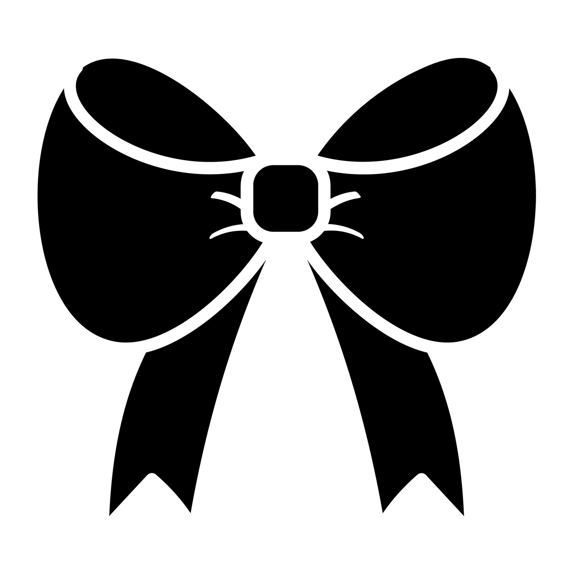 Bow SVG design for Cricut, Silhouette, laser cutting, vinyl, sublimation, and craft projects.