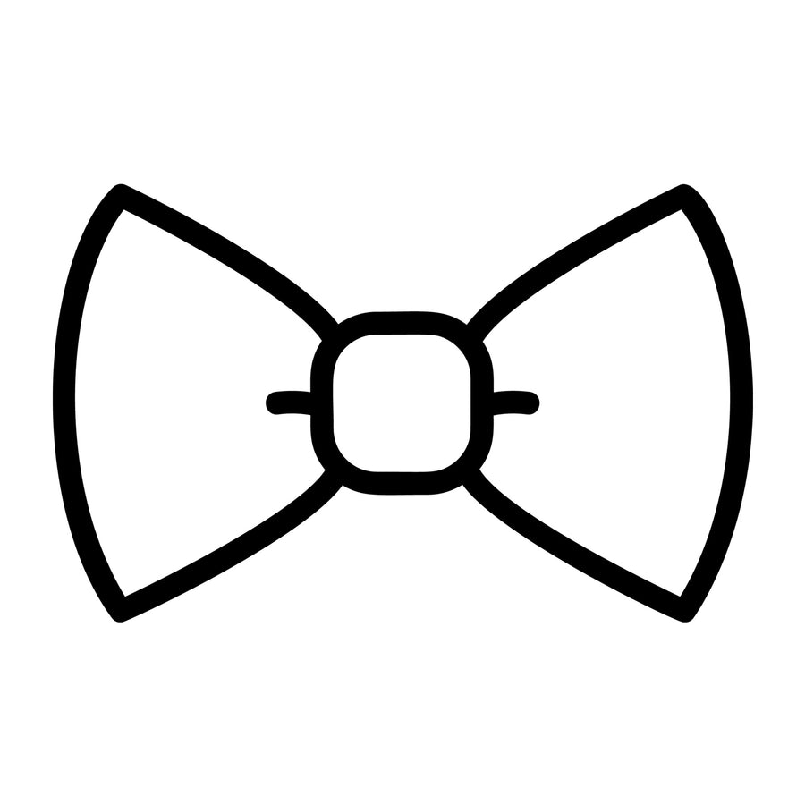 Bow Outline SVG design for Cricut, Silhouette, laser cutting, vinyl, sublimation, and craft projects.