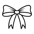Bow Outline SVG design for Cricut, Silhouette, laser cutting, vinyl, sublimation, and craft projects.