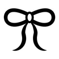 Bow Outline SVG design for Cricut, Silhouette, laser cutting, vinyl, sublimation, and craft projects.