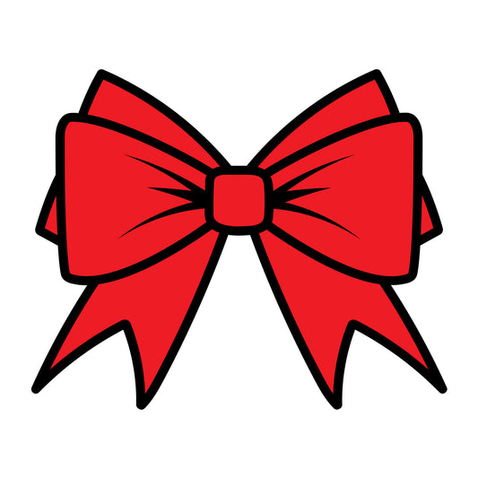 Bow Layered SVG design for Cricut, Silhouette, laser cutting, vinyl, sublimation, and craft projects.