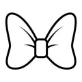 Bow Outline SVG design for Cricut, Silhouette, laser cutting, vinyl, sublimation, and craft projects.