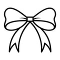 Bow Outline SVG design for Cricut, Silhouette, laser cutting, vinyl, sublimation, and craft projects.