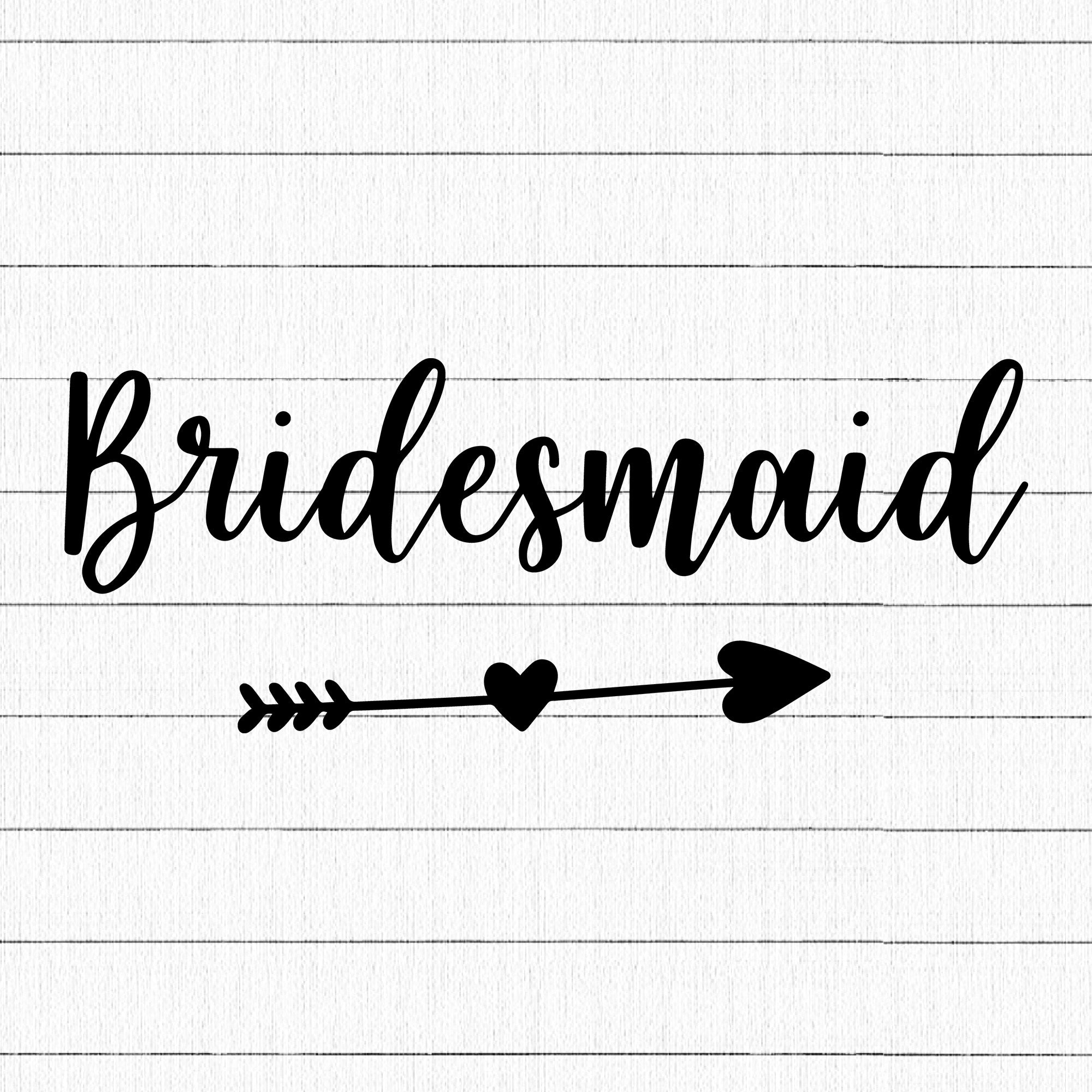 Bridesmaid SVG | M27F6