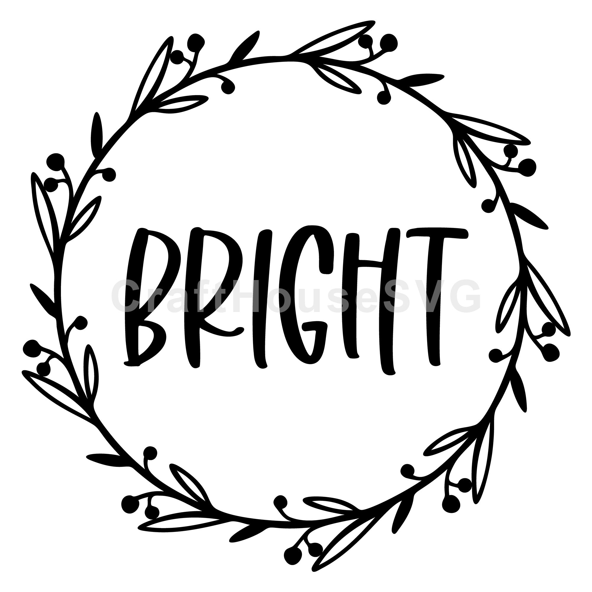 Bright Christmas Ornament SVG