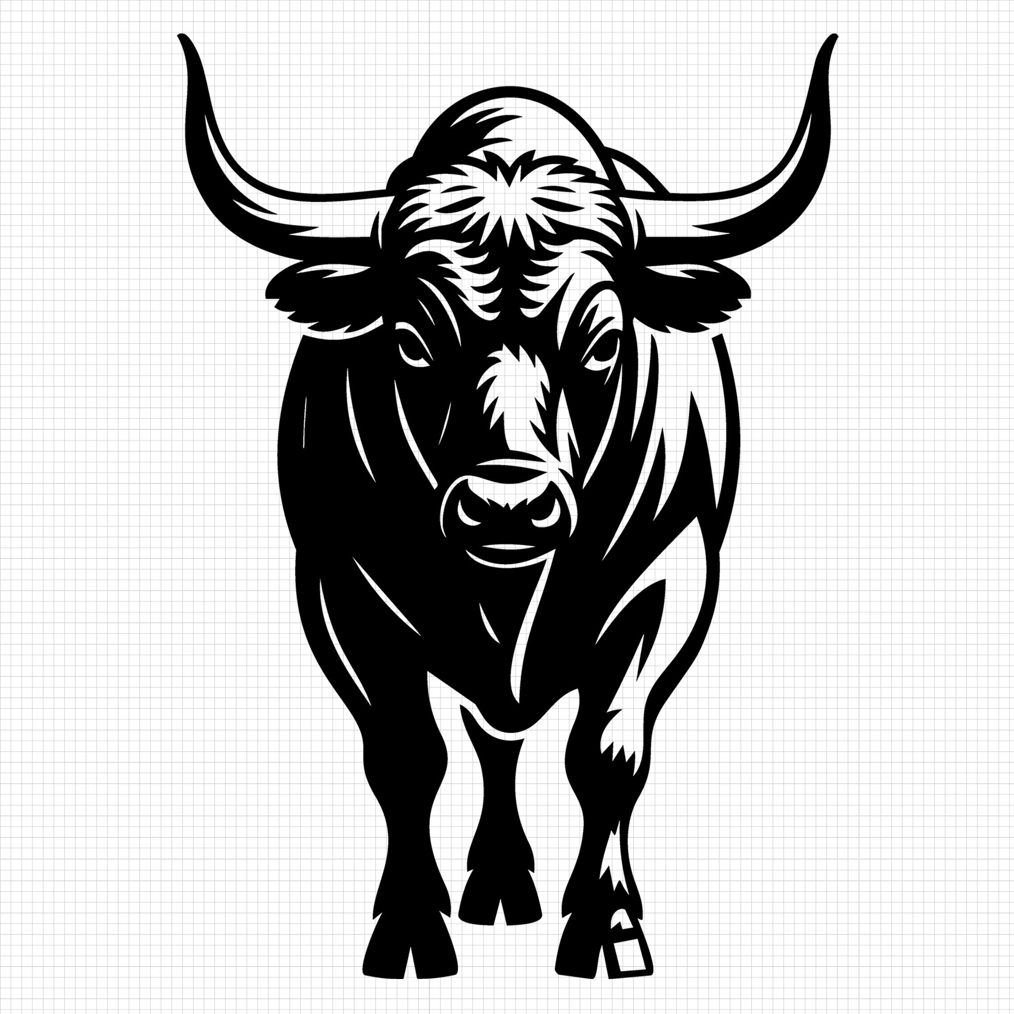 Bull SVG File - Craft House SVG