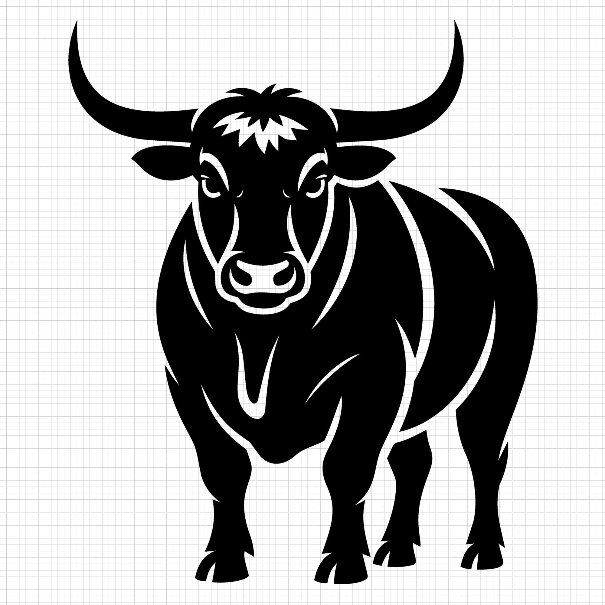 Bull SVG File - Craft House SVG