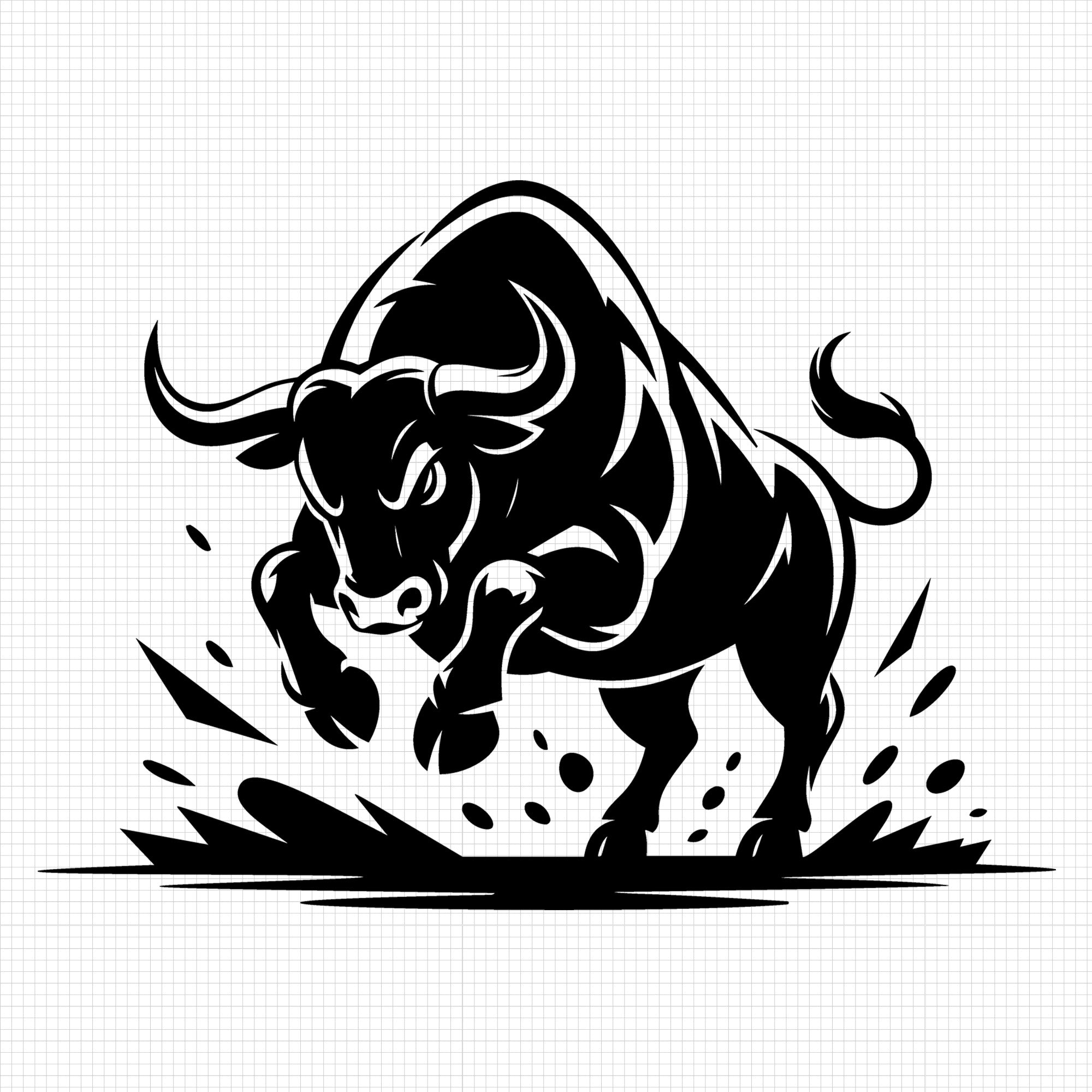Bull SVG File - Craft House SVG