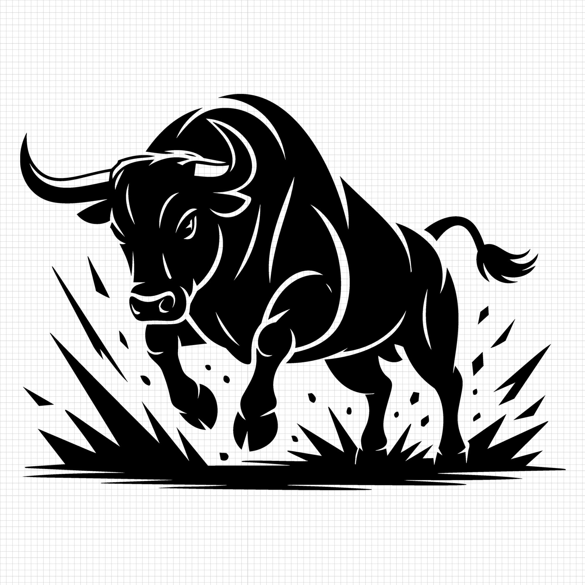 Bull SVG File - Craft House SVG