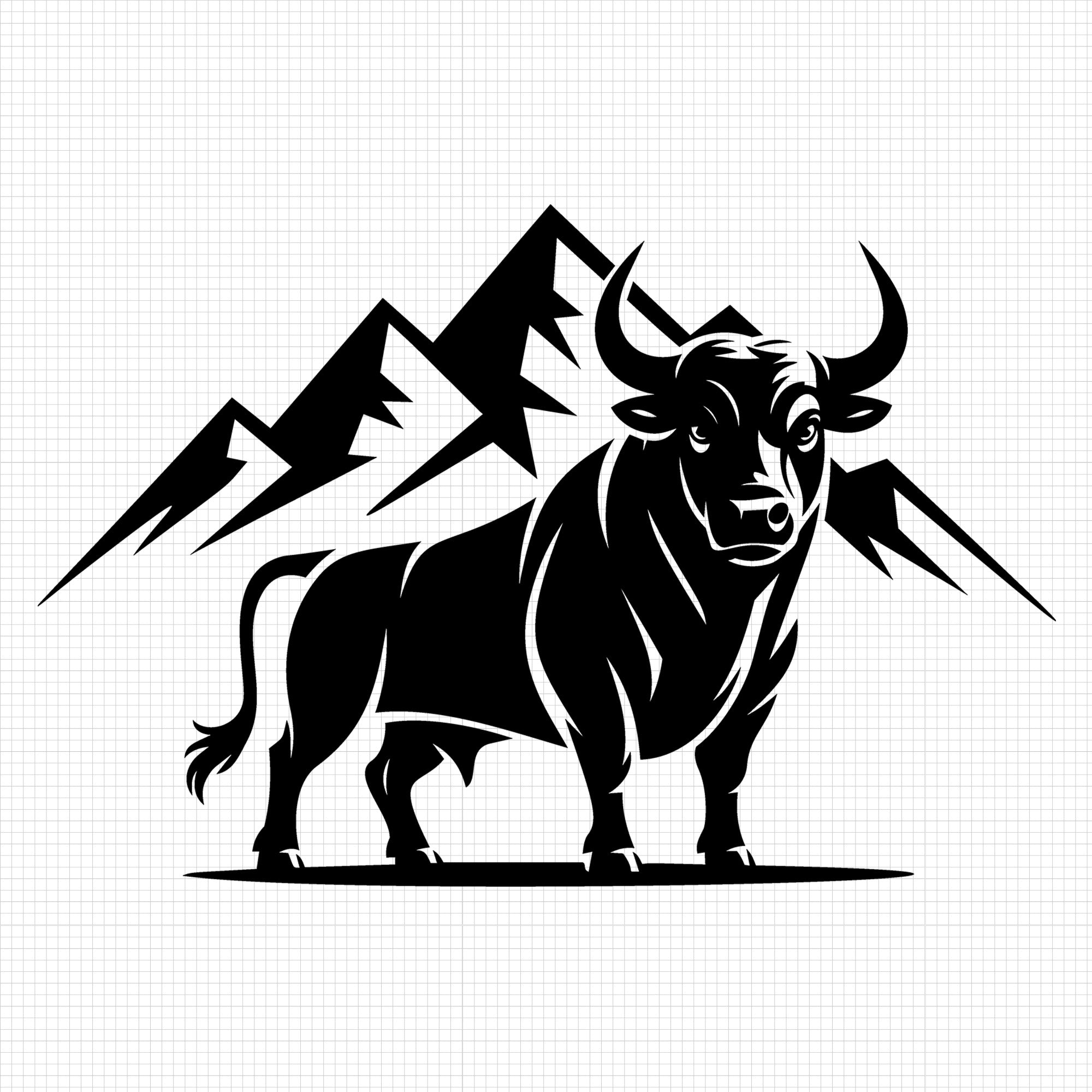 Bull SVG File - Craft House SVG